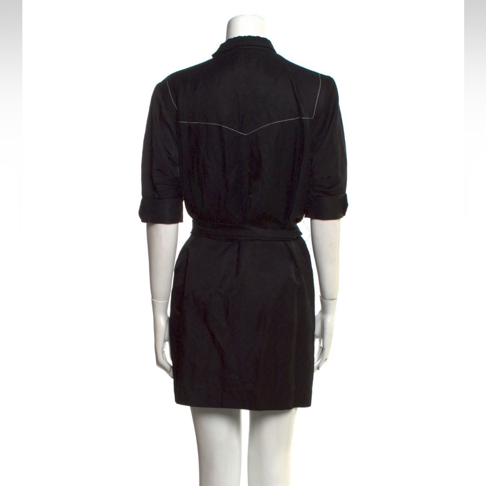 Sandro black dress with belt mini excellent condition - Picture 5 of 7